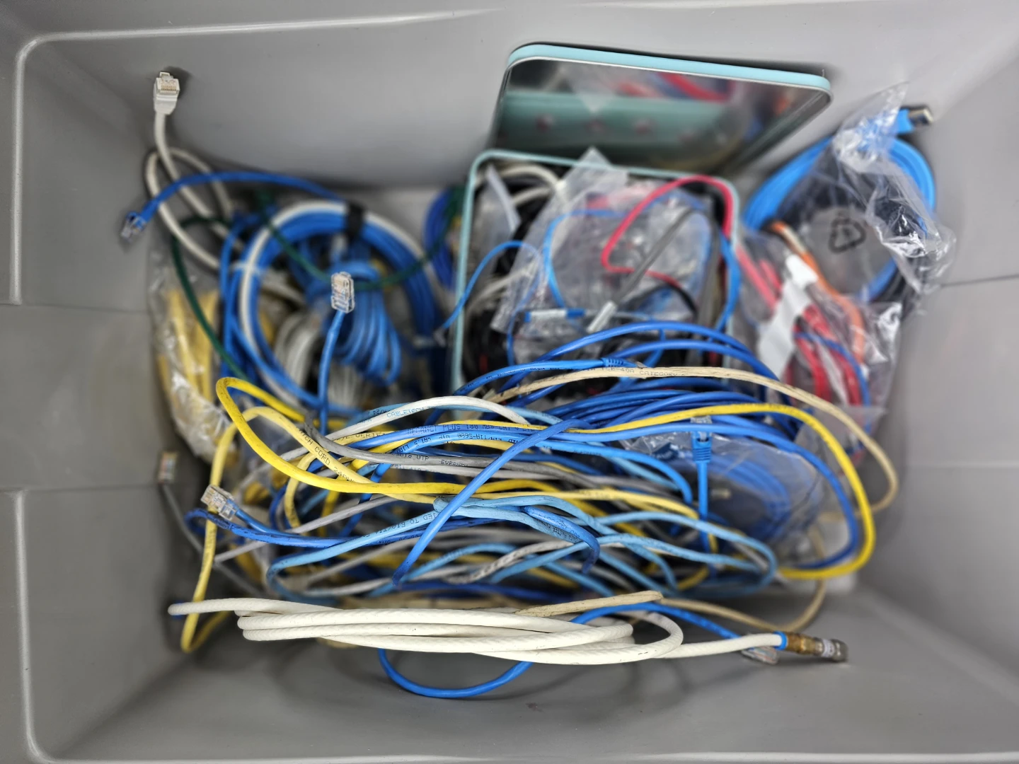 Assorted Ethernet and Data Cables