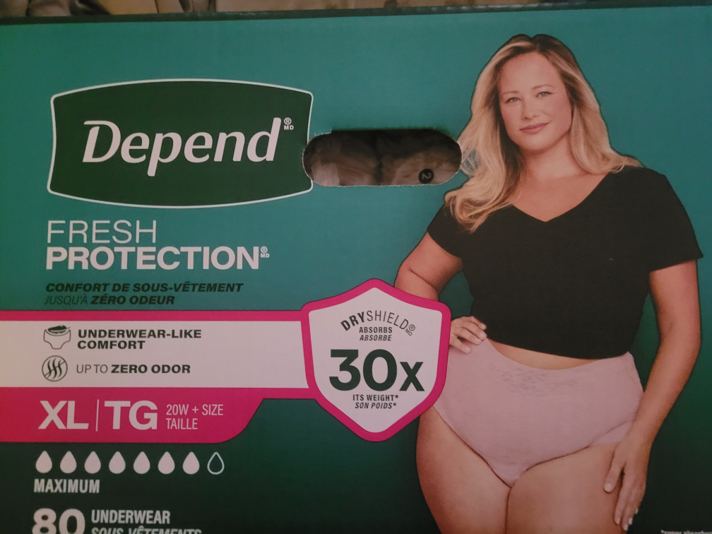 Depend Fresh Protection XL Underwear - 80 Count