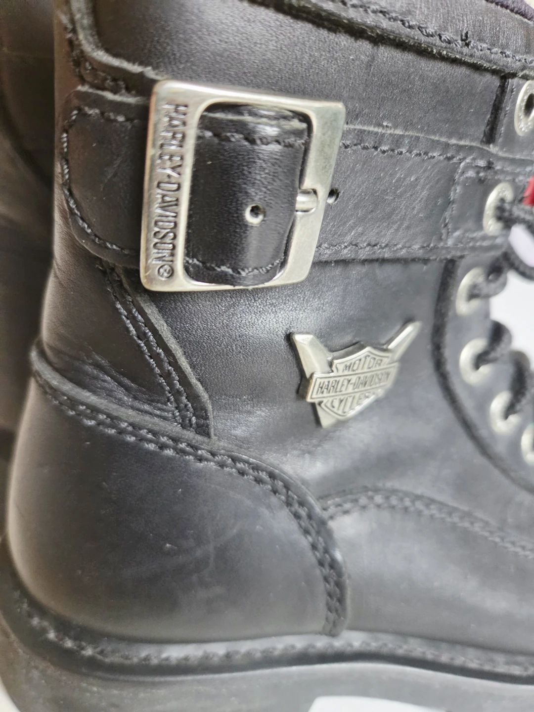 Harley-Davidson Black Leather Boots - photo 4