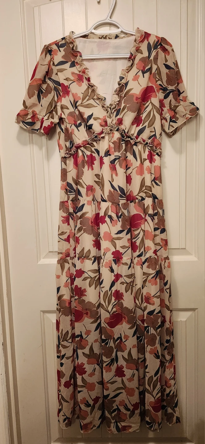 Floral Print Maxi Dress