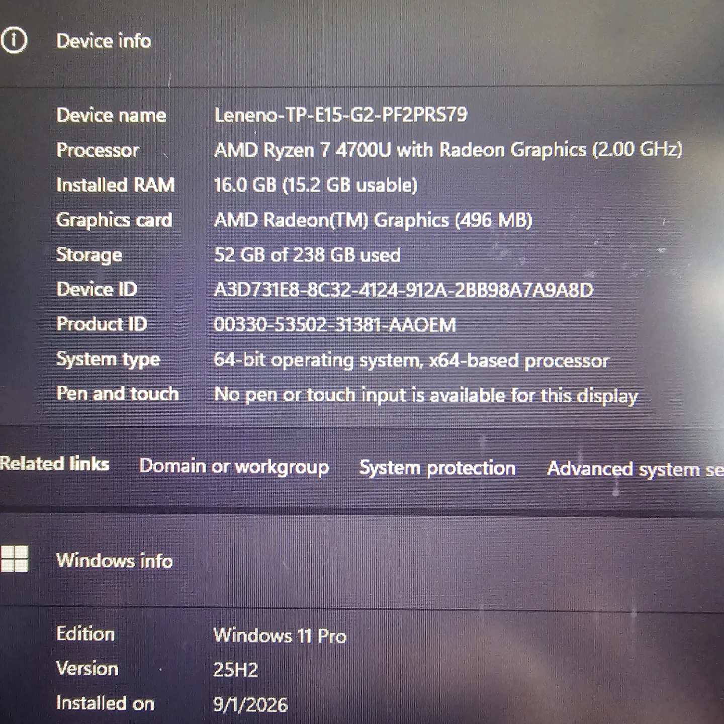 Lenovo ThinkPad E15 Gen 2 Laptop - photo 5