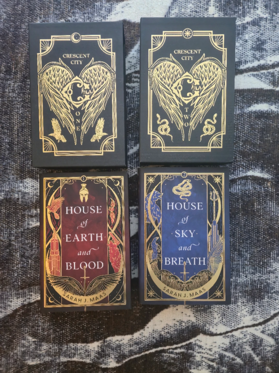 Fairyloot Editions of Crescent City 1&2