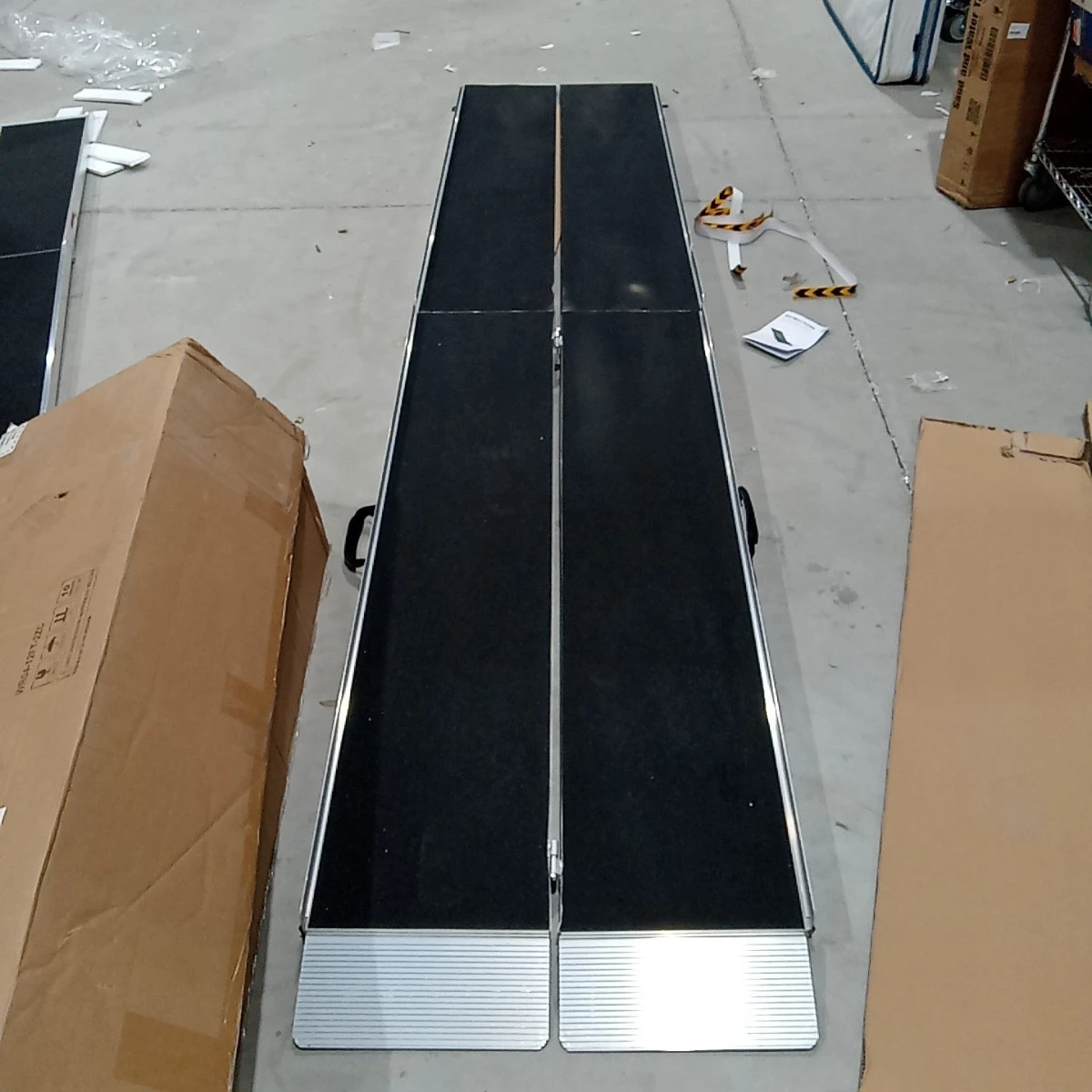 12FT Portable Aluminum Folding Wheelchair Ramp