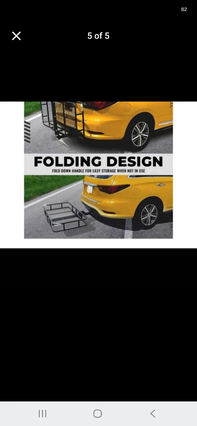 KUAFU Folding Hitch Mount Cargo Carrier - photo 5