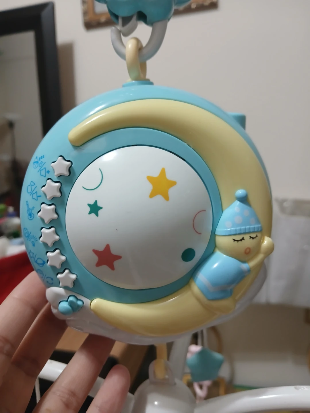 Baby Crib Musical Mobile Projector🏈