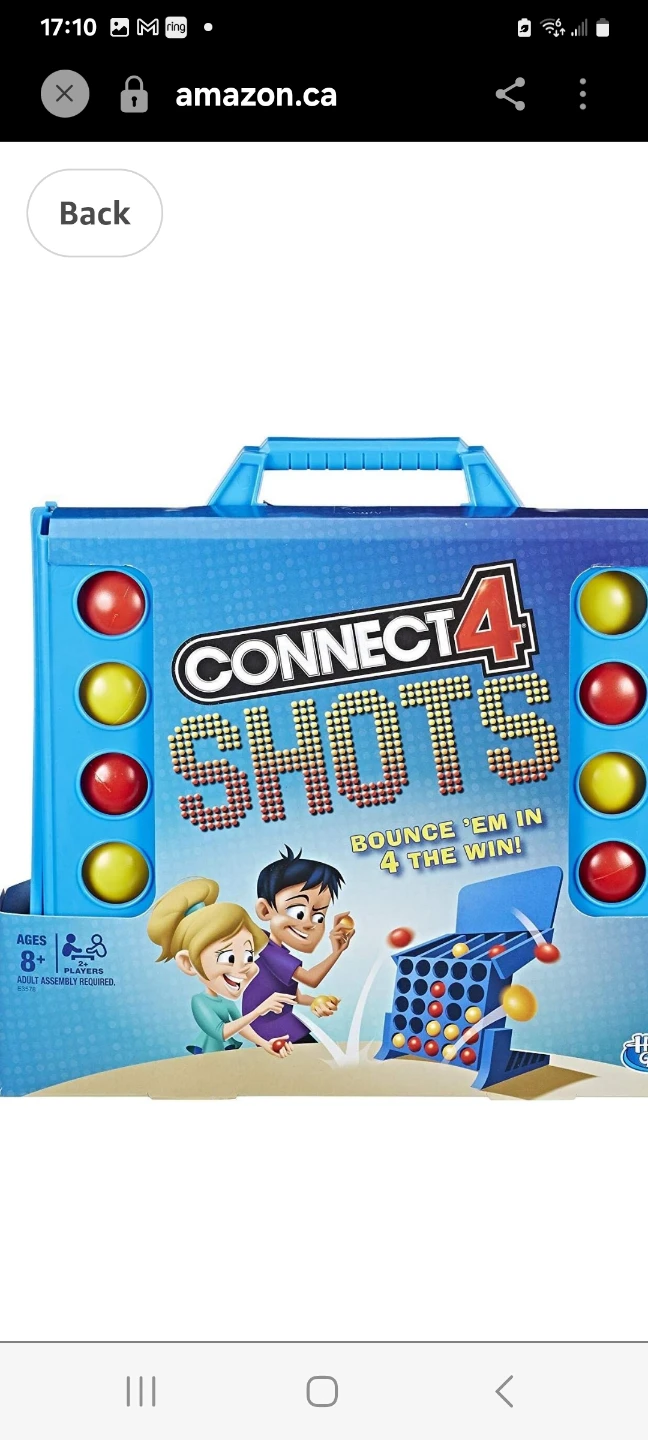 🥳BNIB🤩 Hasbro CONNECT 4 SHOTS Game 2 players - photo 4