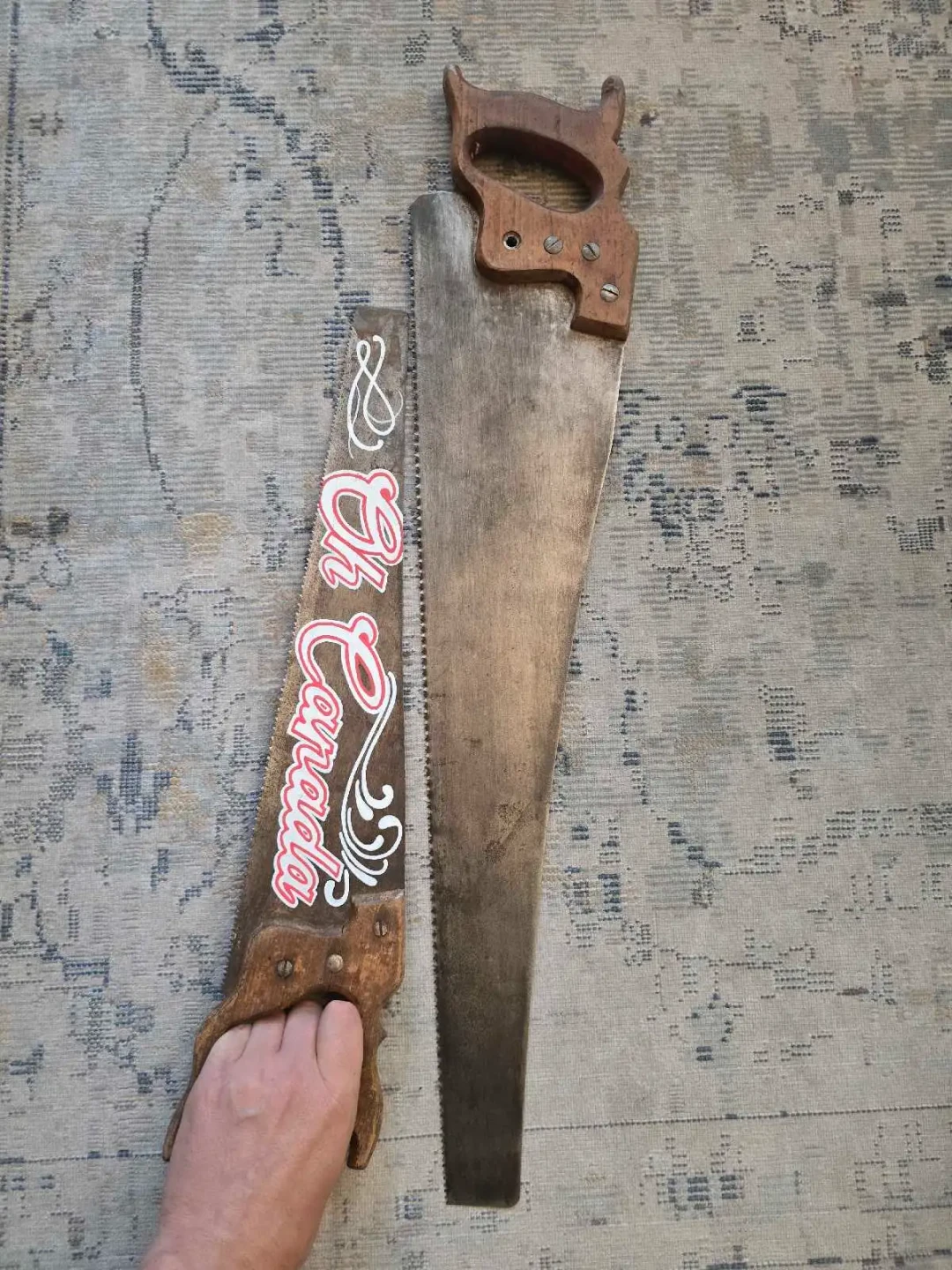 Decorative Vintage Hand Saws - Oh Canada and Welcome - photo 3