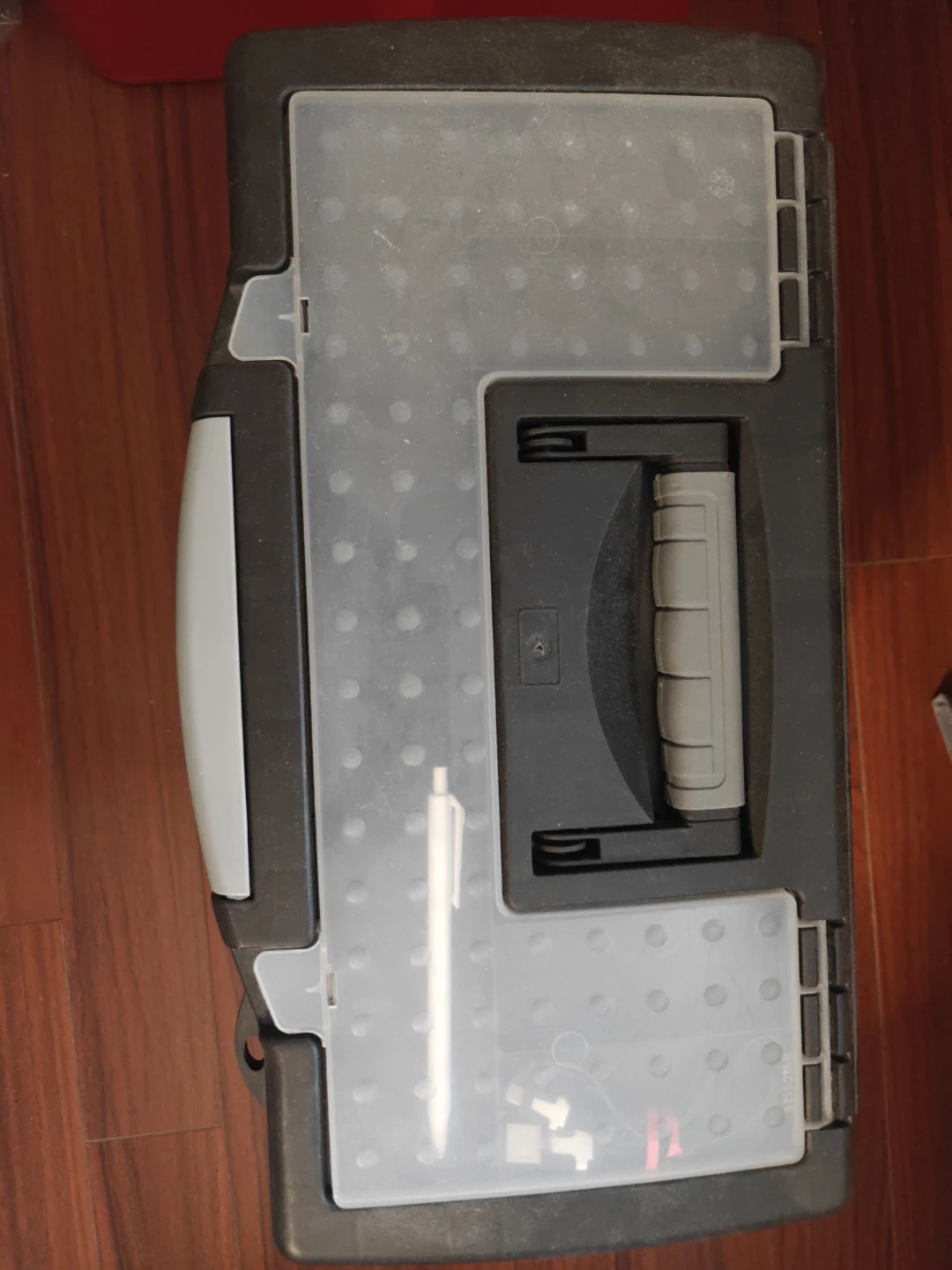 Black and Grey Plastic Tool Box - photo 2