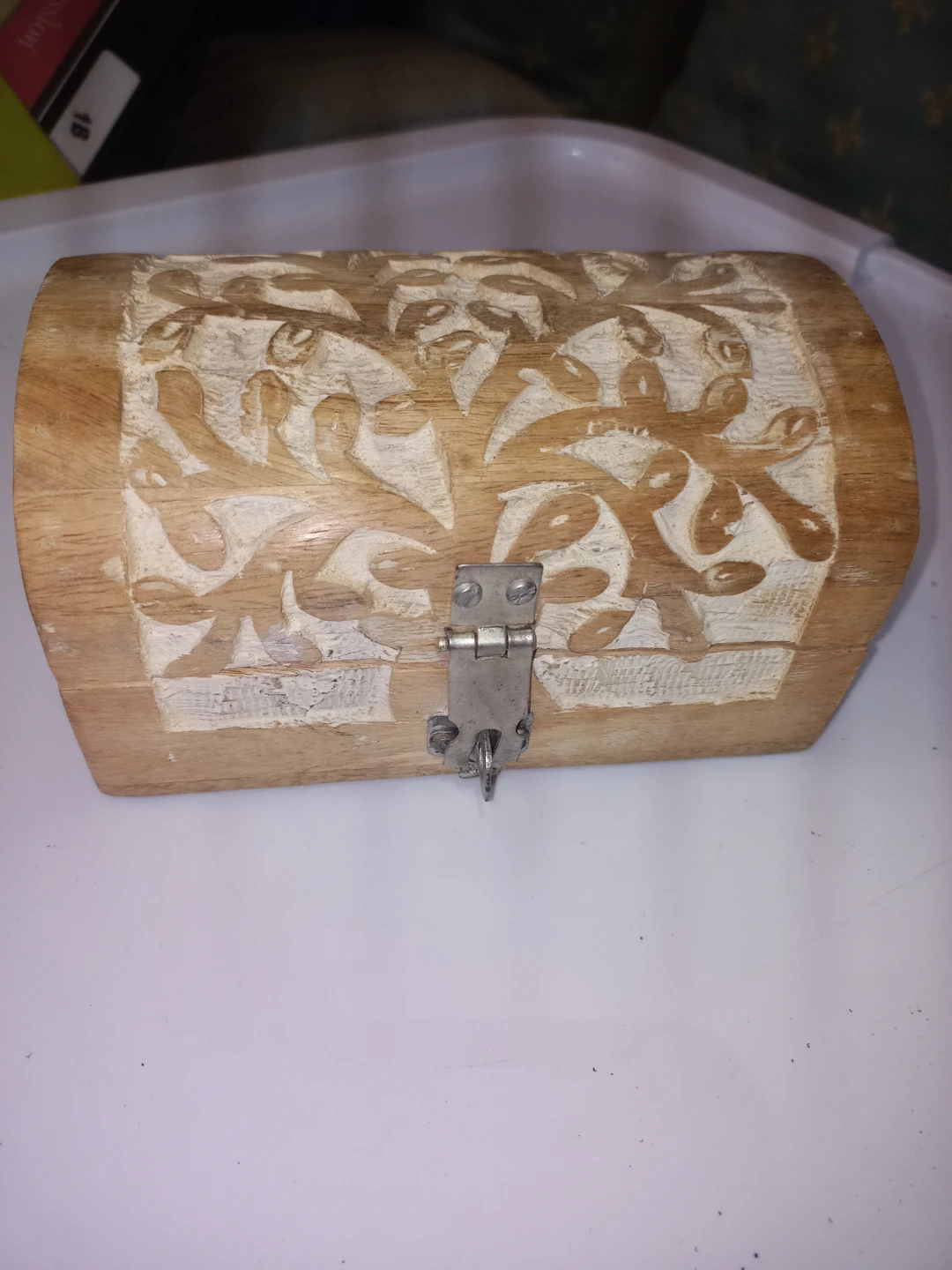 Carved Wooden Box