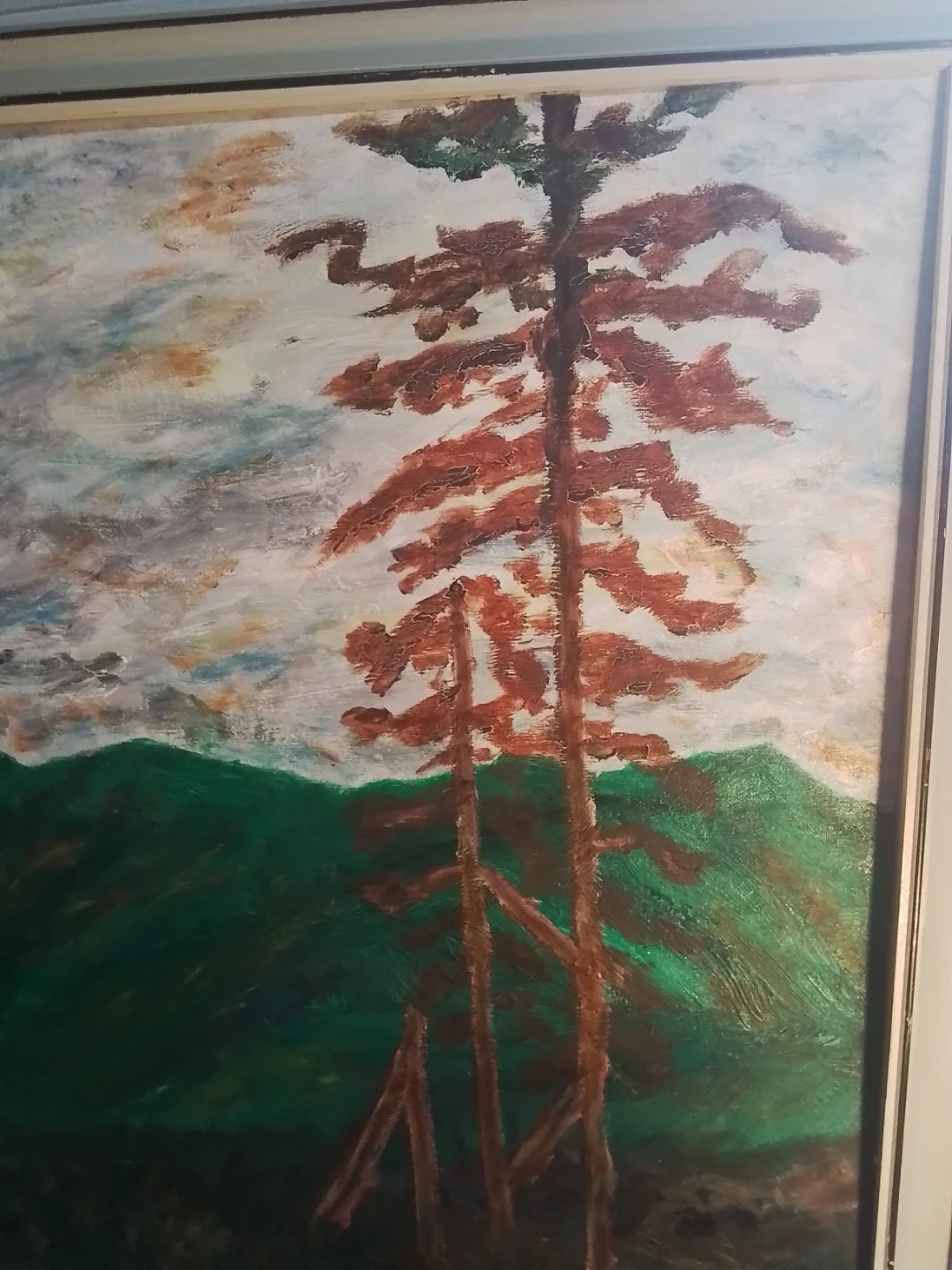 Vintage Mid-Century Impressionist Mountain Landscape - photo 4