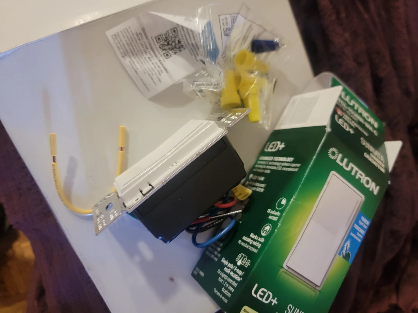 Lutron Sunnata LED+ Touch Dimmer Switch - photo 2
