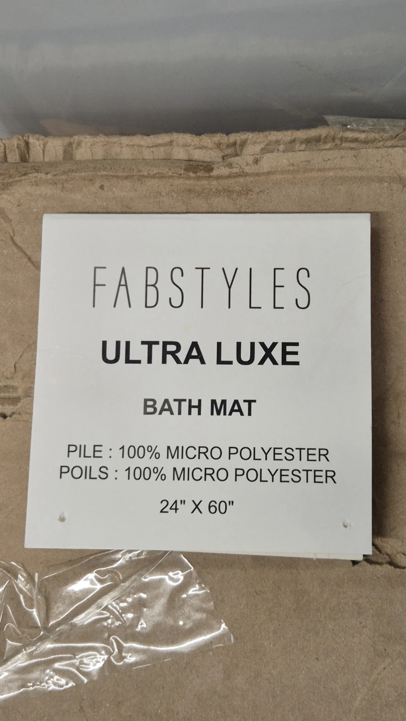 Ultra Luxe White Bath Rug Mat 24x60 - photo 4