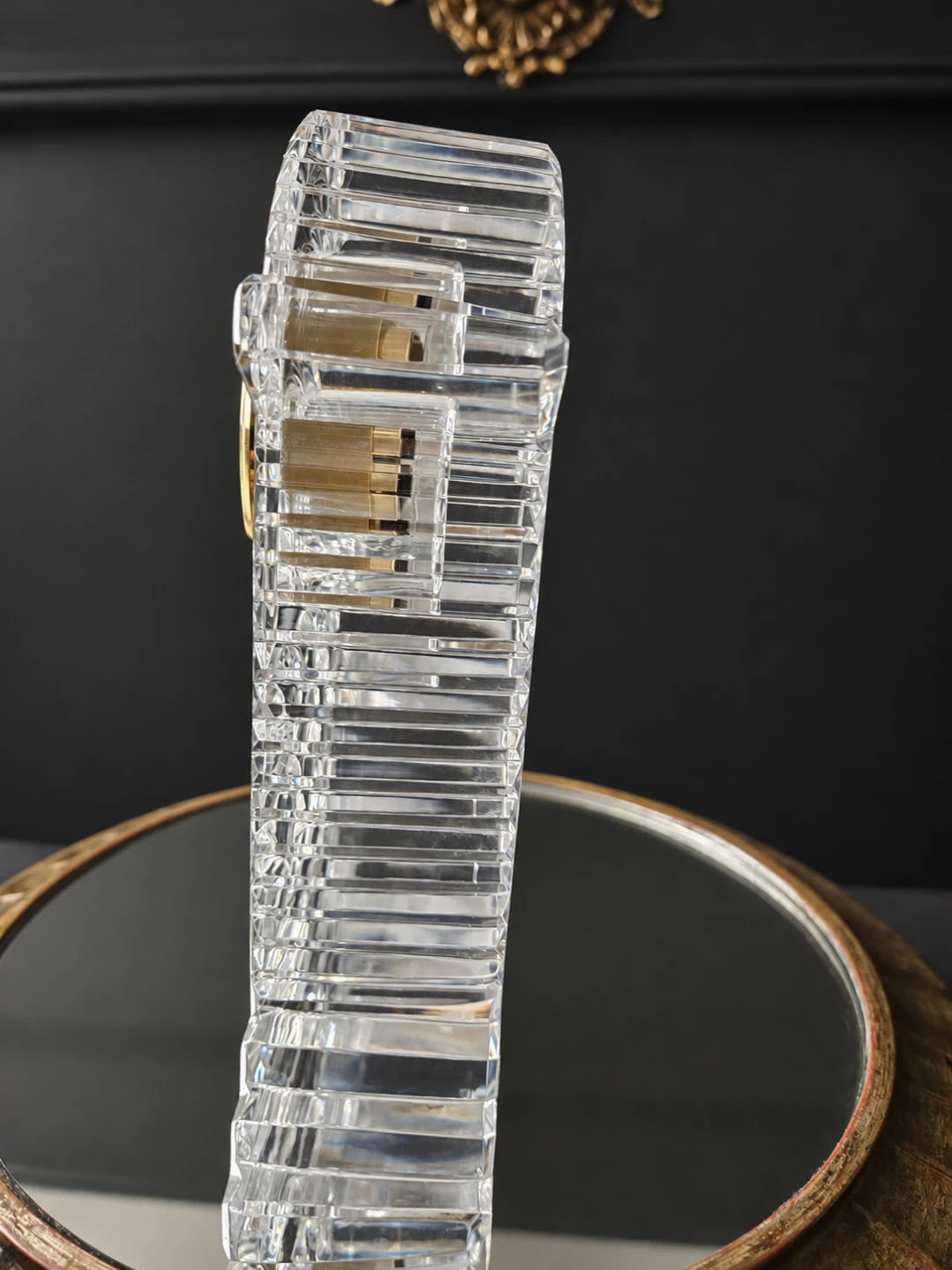 VINTAGE 80 Waterford Crystal Quartz Table Clock - photo 3