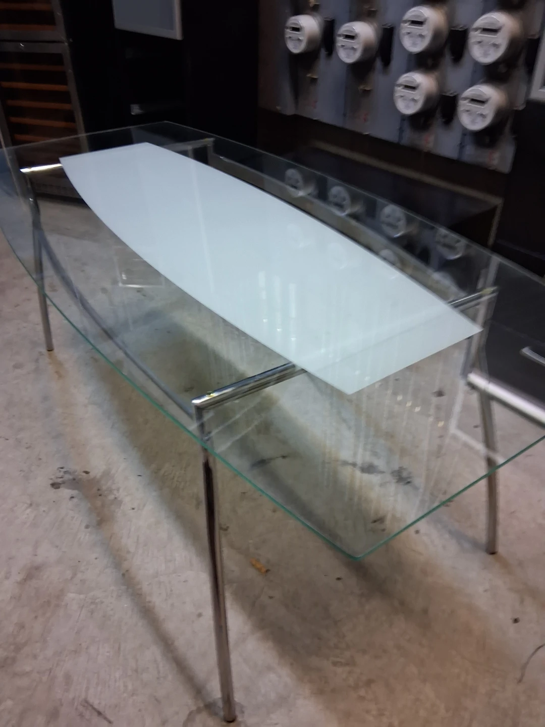 Modern Glass Dining Table - photo 2