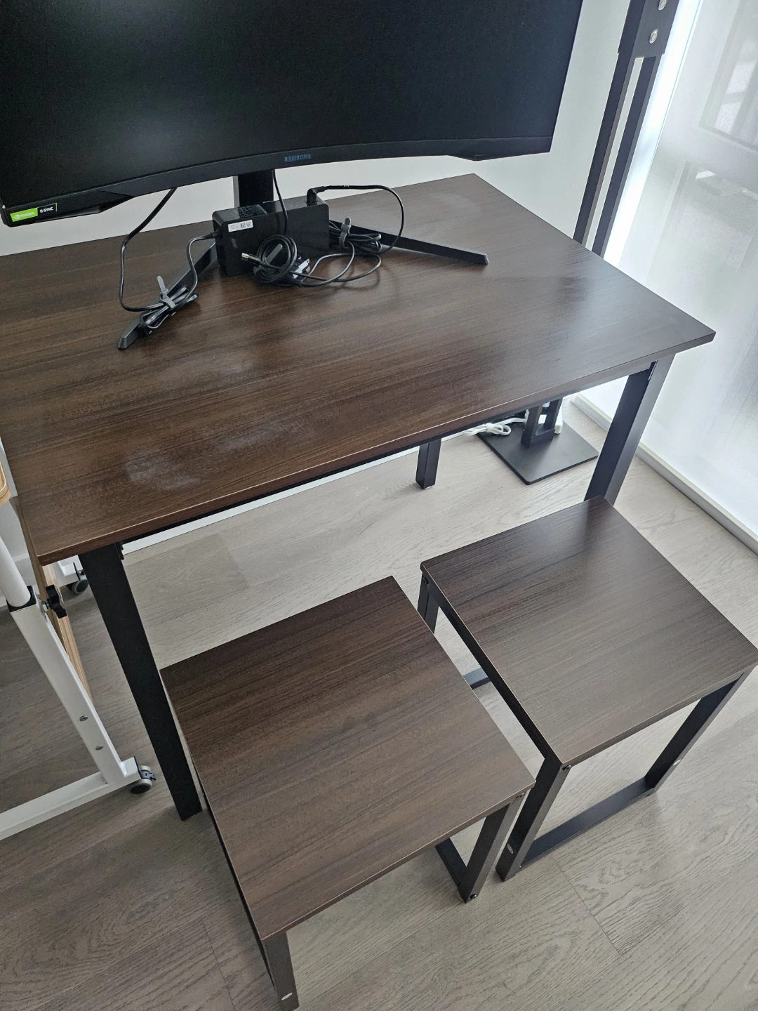 3-Piece Dining Table and Stool Set