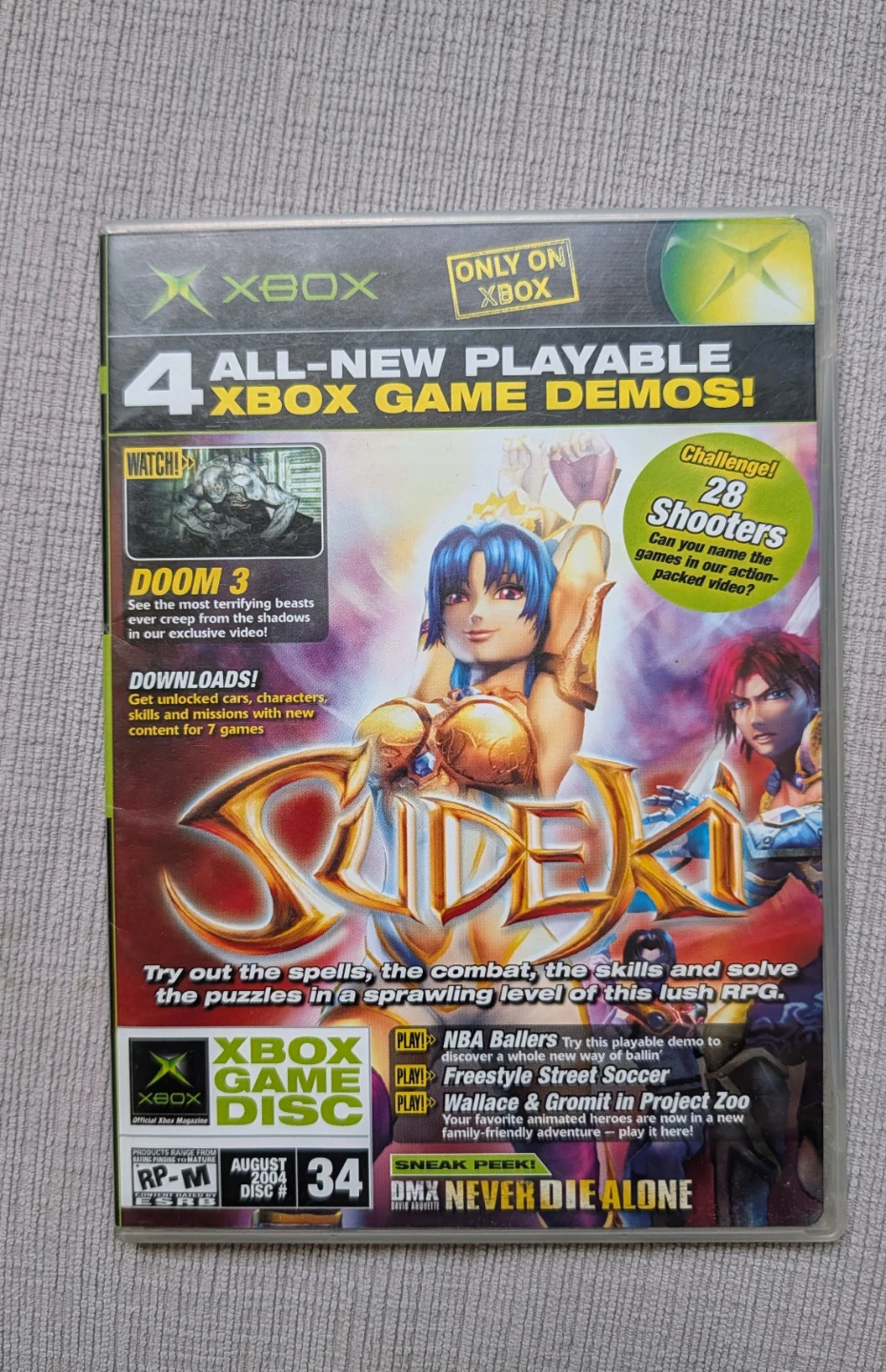 Xbox Game Disc - August 2004