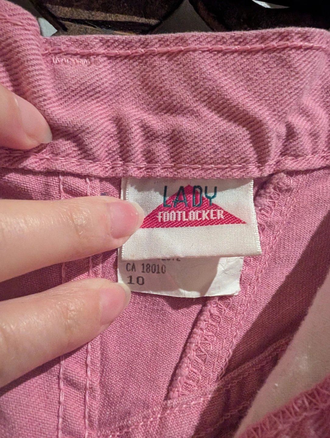 Vintage Lady Foot Locker Pink Denim Jeans - photo 4