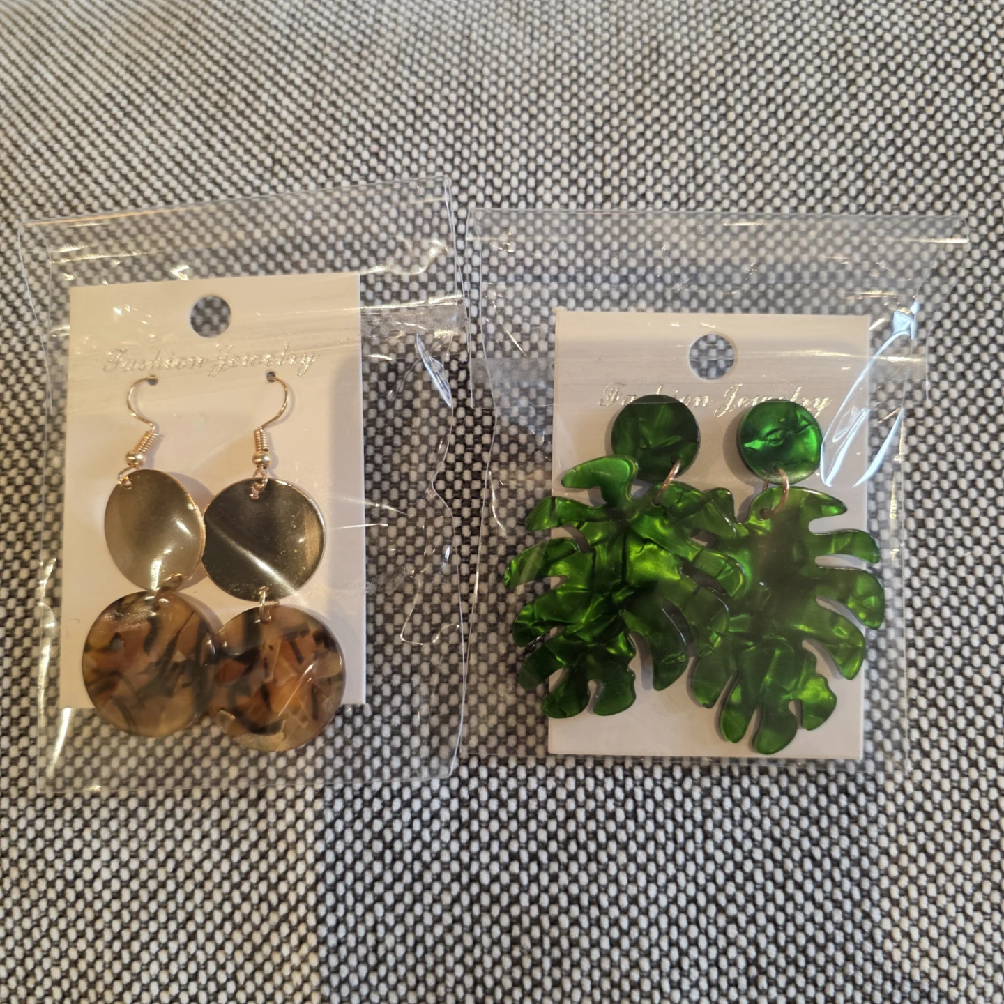 Fashion Acrylic Jewelry Earrings Set