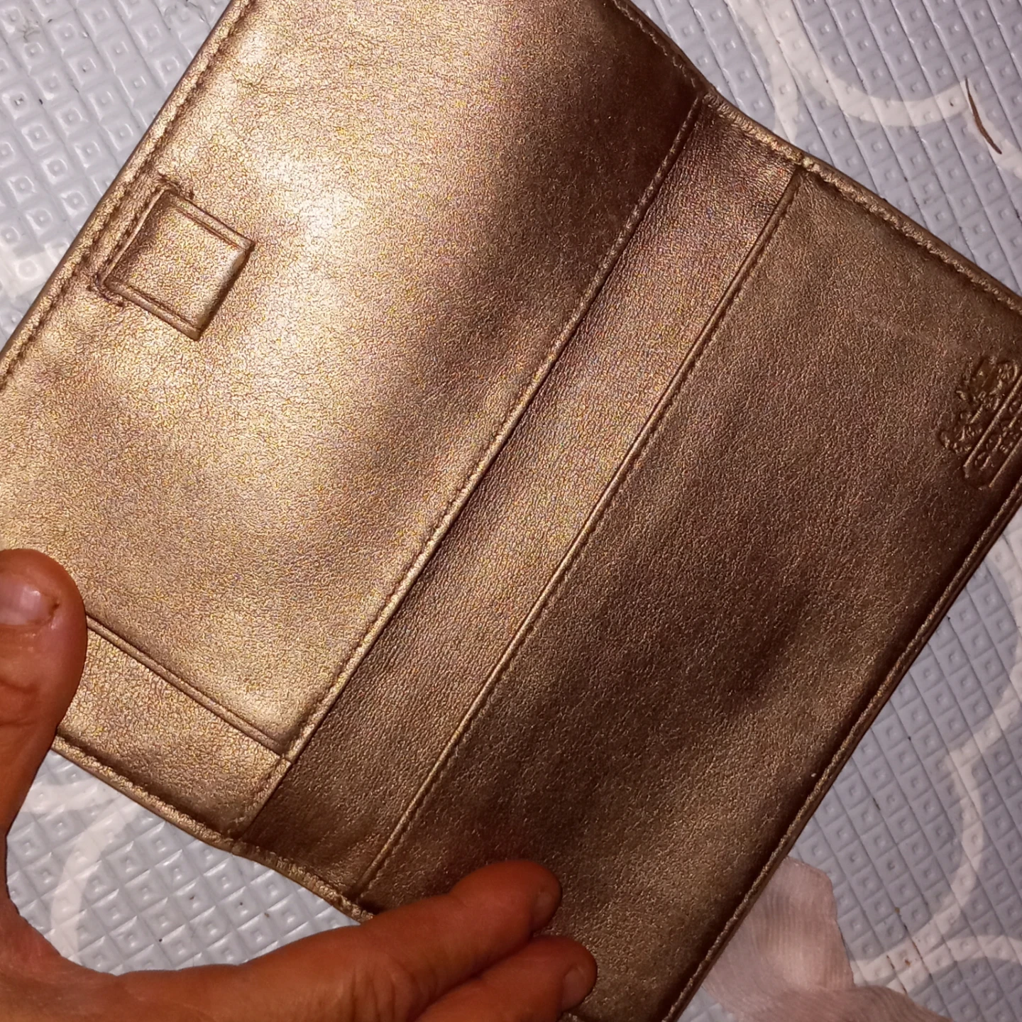 Metallic Gold Long Wallet - photo 2