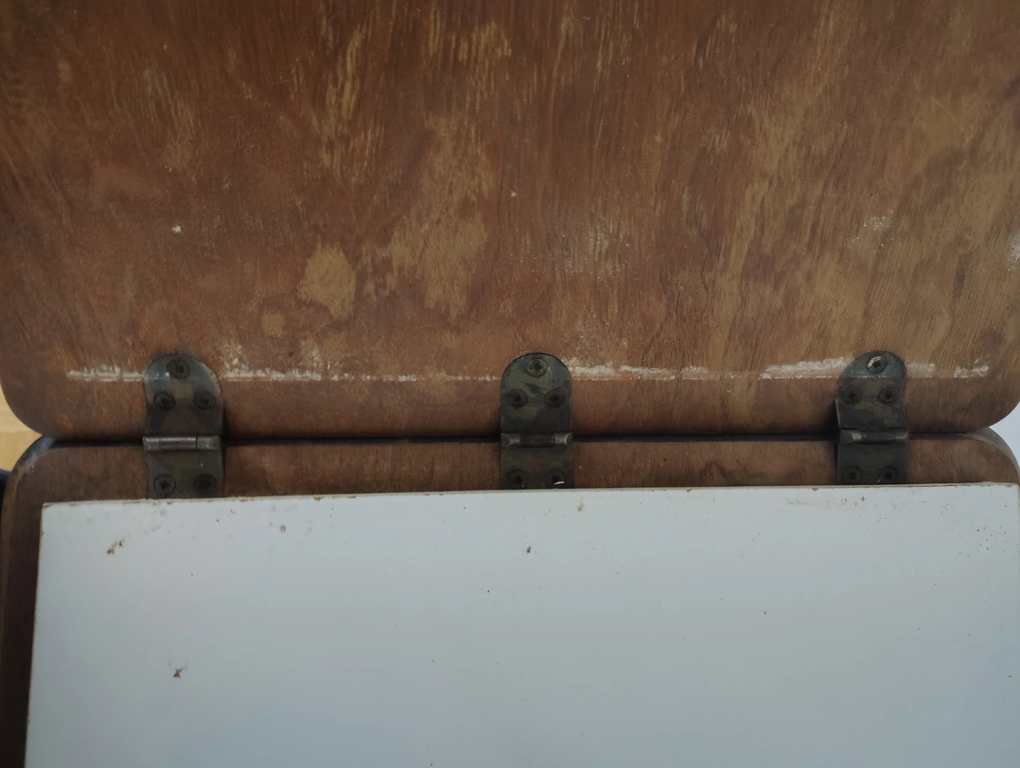 Vintage Wooden Sewing Machine Table - photo 5