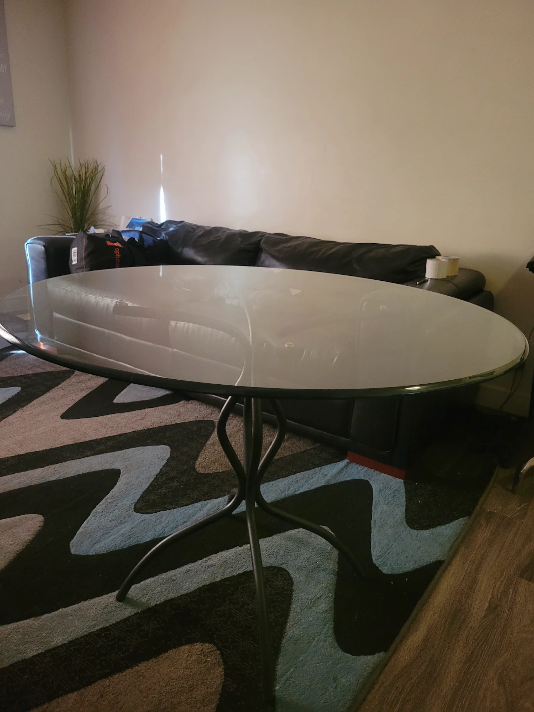 Glass Dining Table (42.5 inches) and 4 Chairs - photo 3