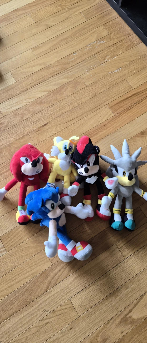 Set of 5 Sonic the Hedgehog Plush Toys - photo 3