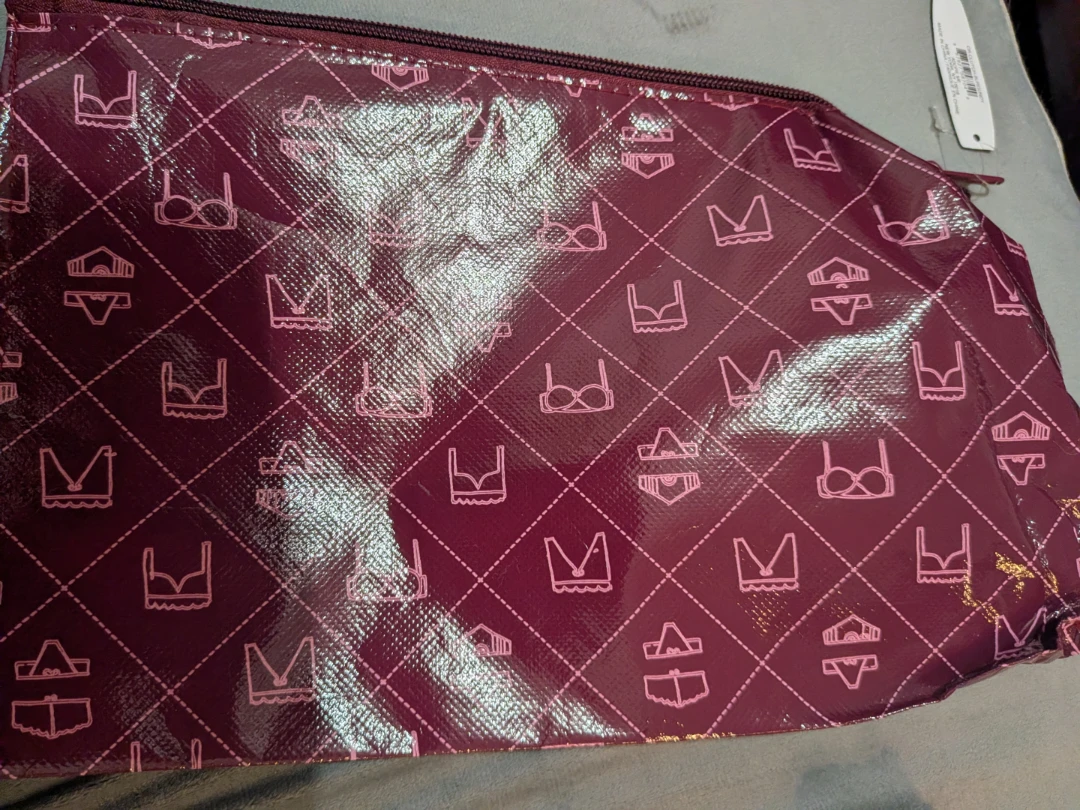Adore Me Burgundy Clutch