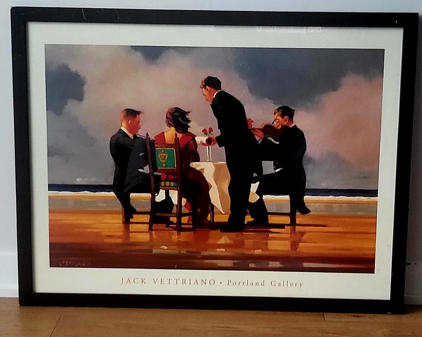 Jack Vettriano Print "Elegy For A Dead Admiral"  Large 26x35"