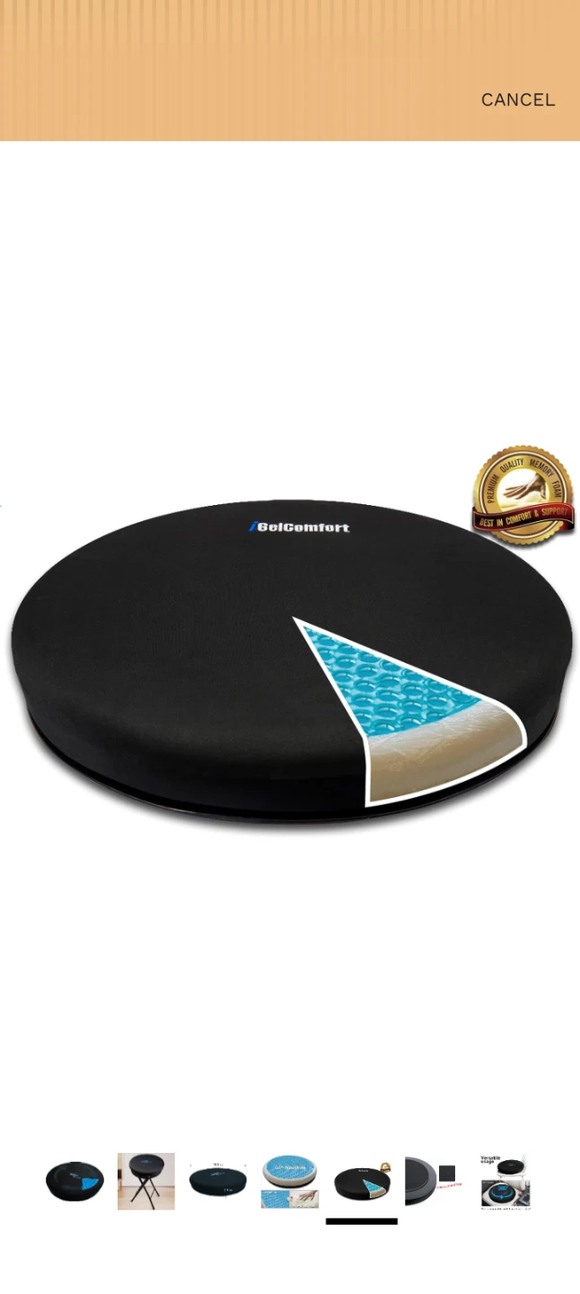 Sojo iGelComfort Swivel Seat Cushion 🏈 - photo 4
