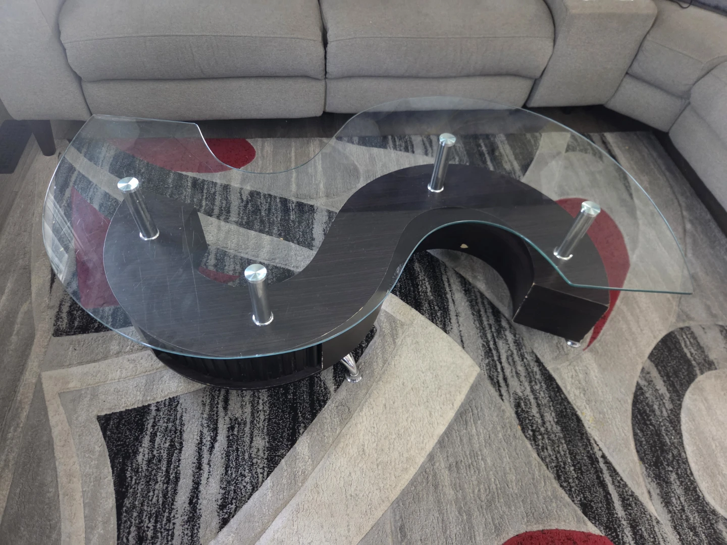 S-Shaped Modern Coffee Table - photo 3