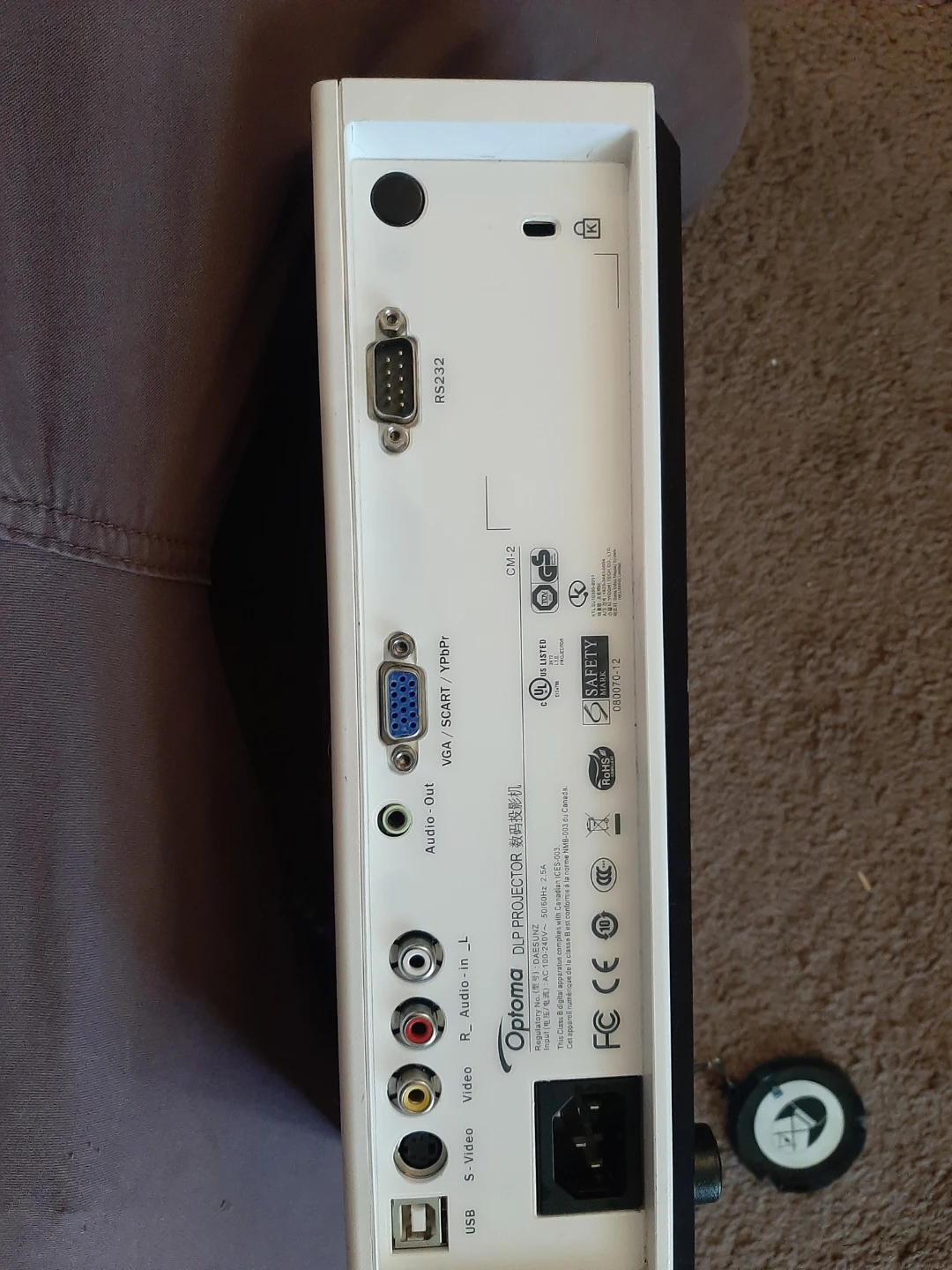 Optoma DLP Projector White+new spare Bulb - photo 4