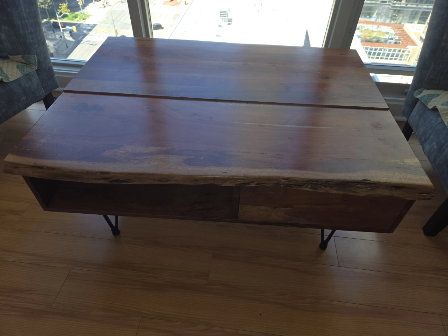 Milo 40" Lift Top Coffee Table - Natural - photo 3