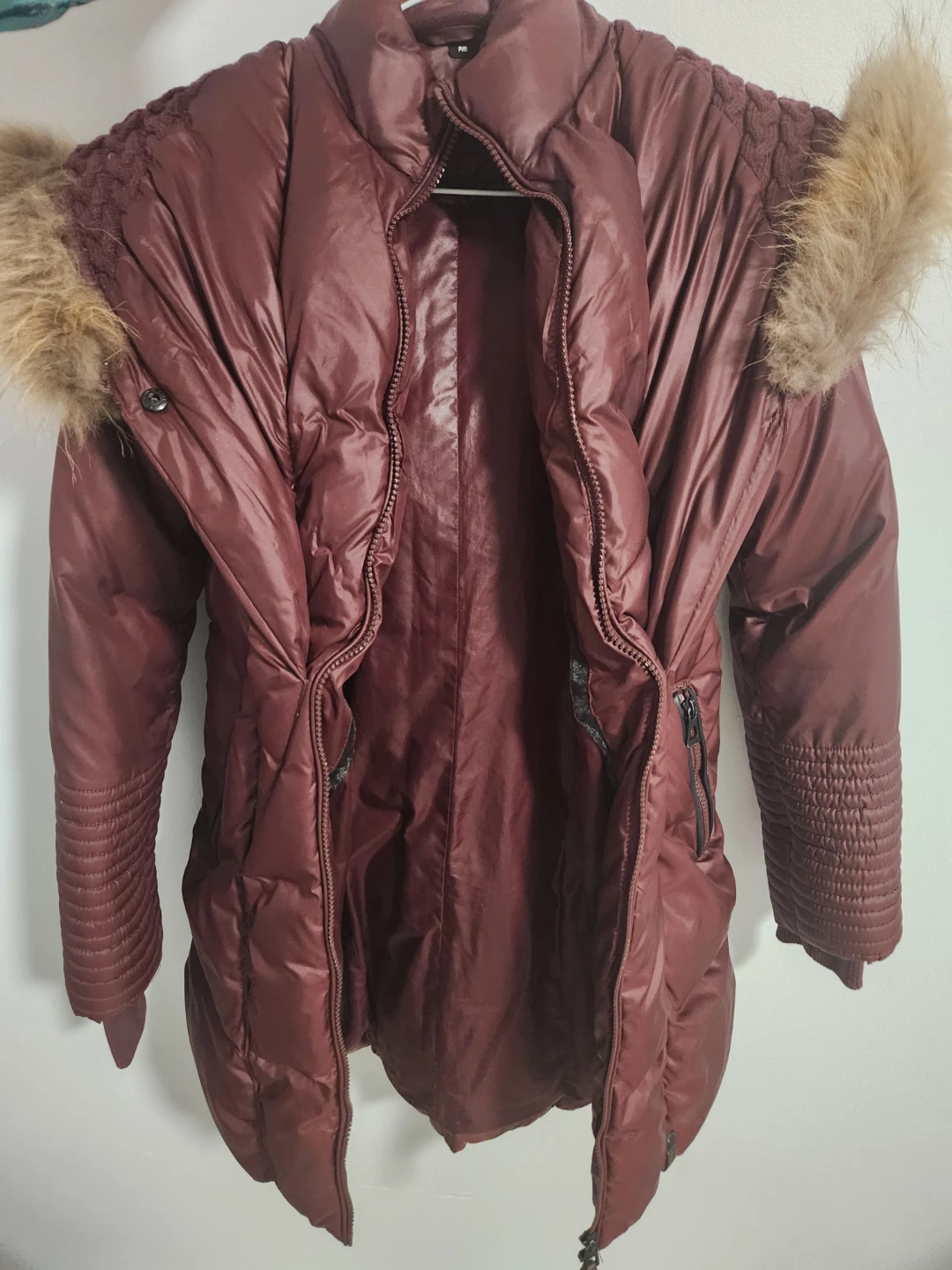 Rudsak Burgundy Puffer Jacket
