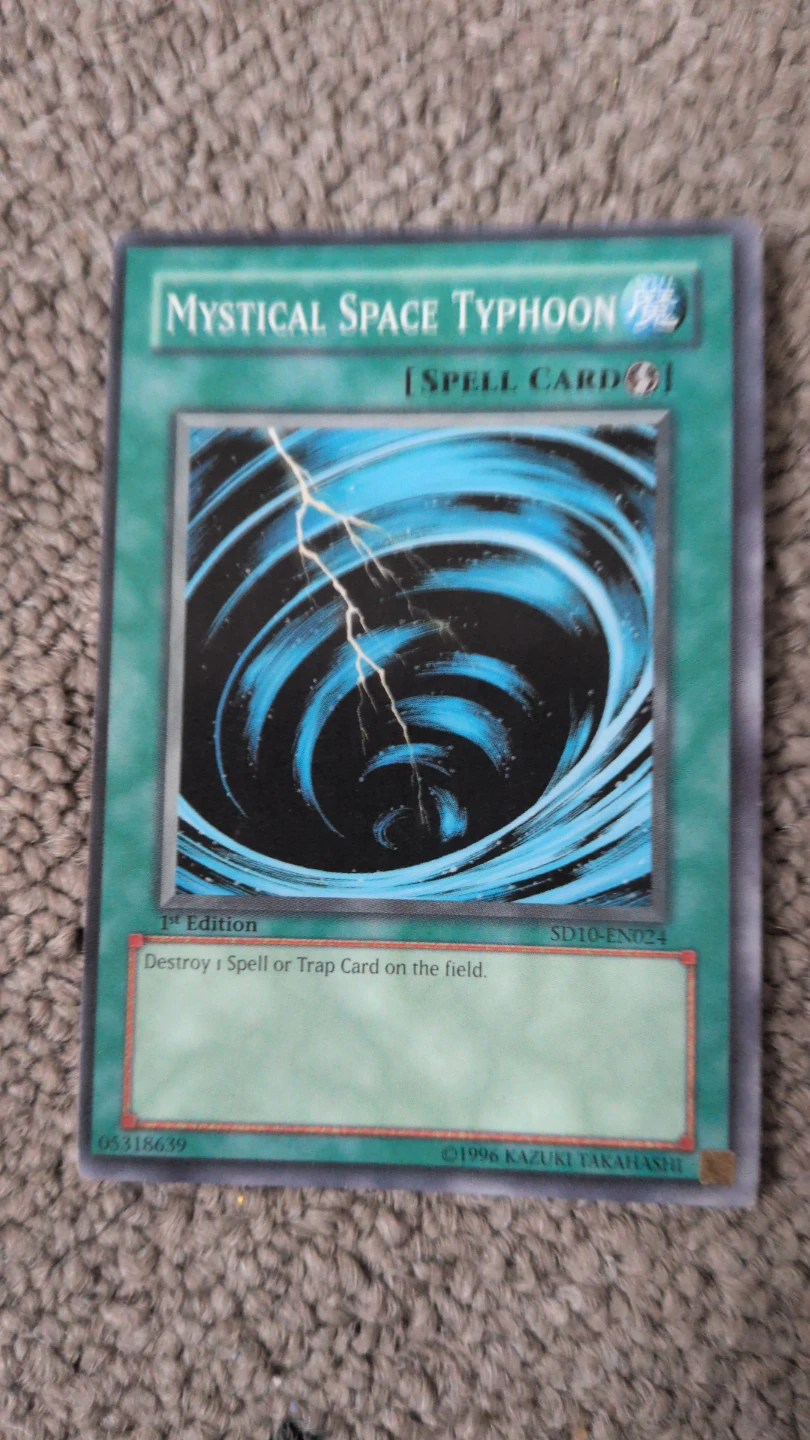 Yu-Gi-Oh! Mystical Space Typhoon 1st Edition SD10-EN024