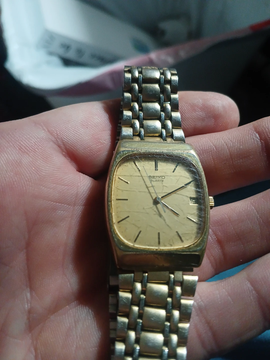 Seiko Quartz Gold-Tone Watch