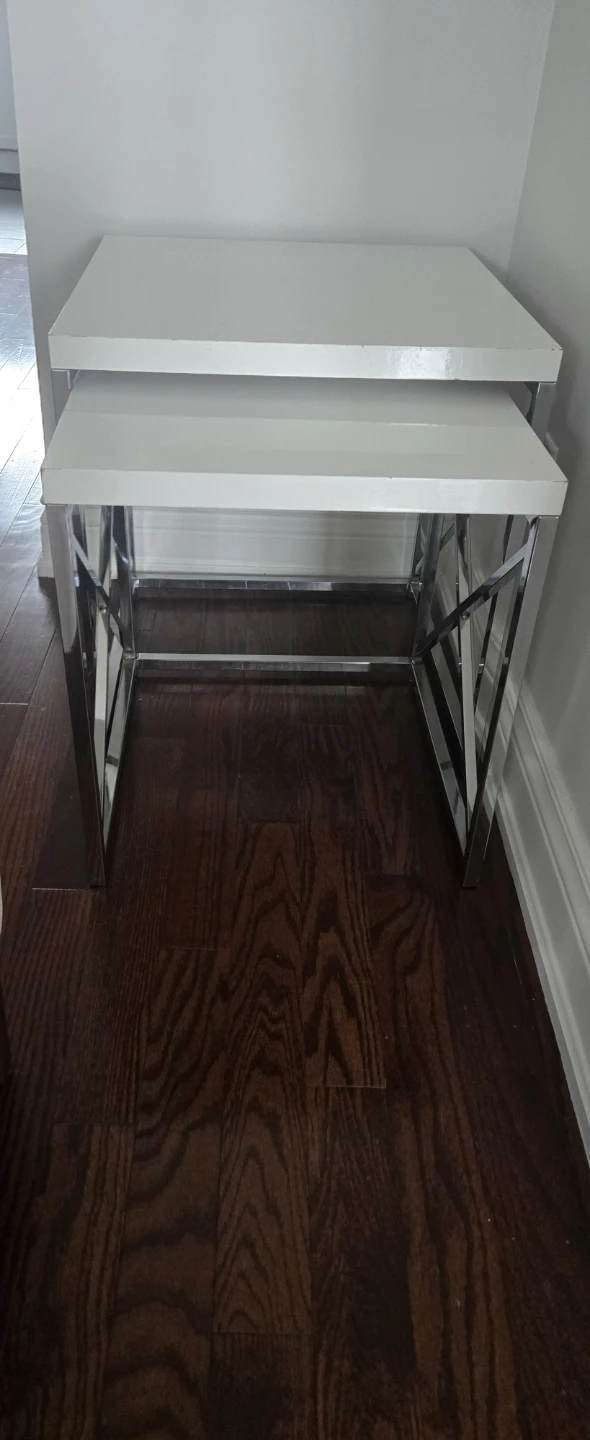 White Nesting Tables 🏈