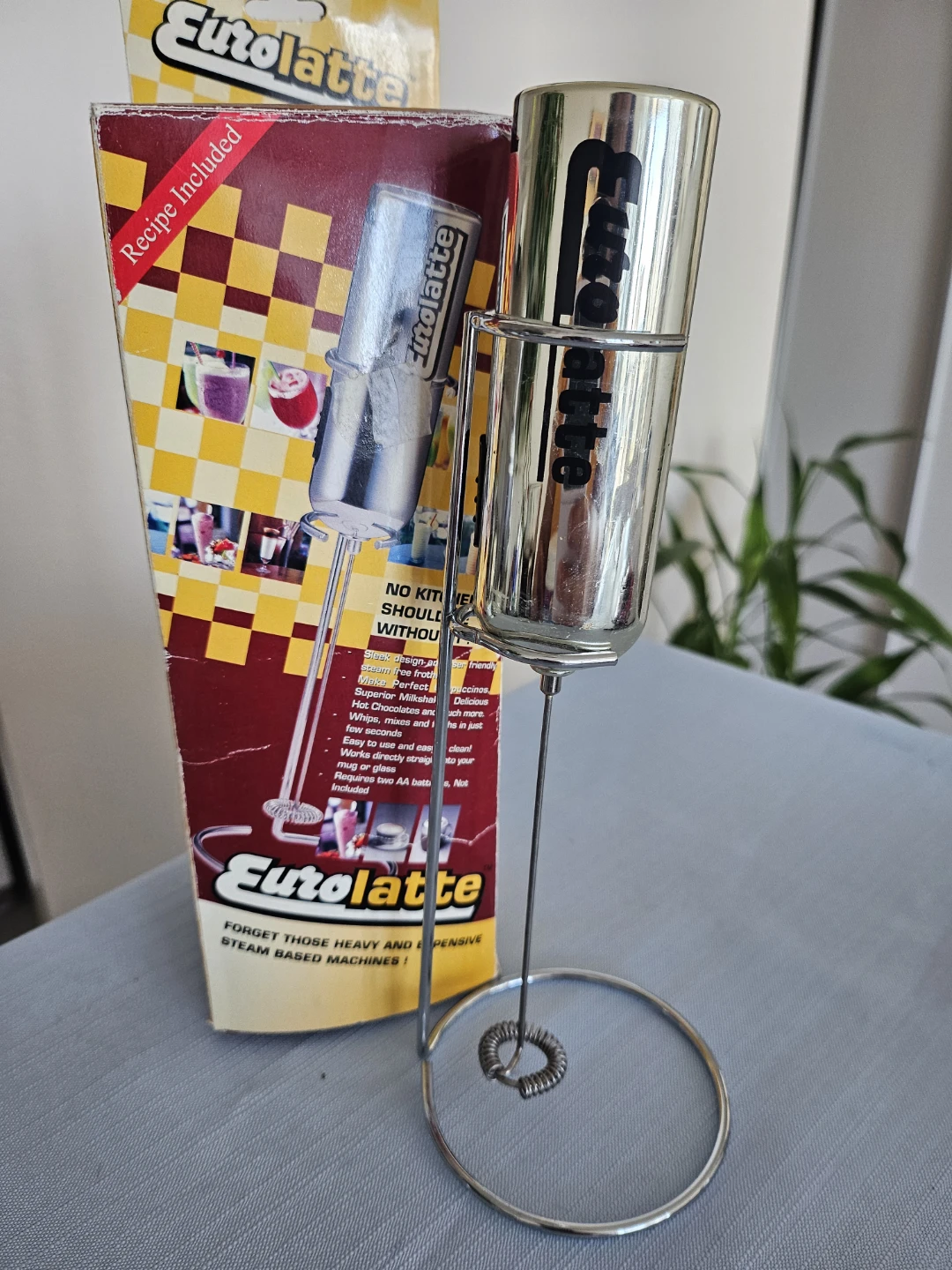 Eurolatte Milk Frother with Stand