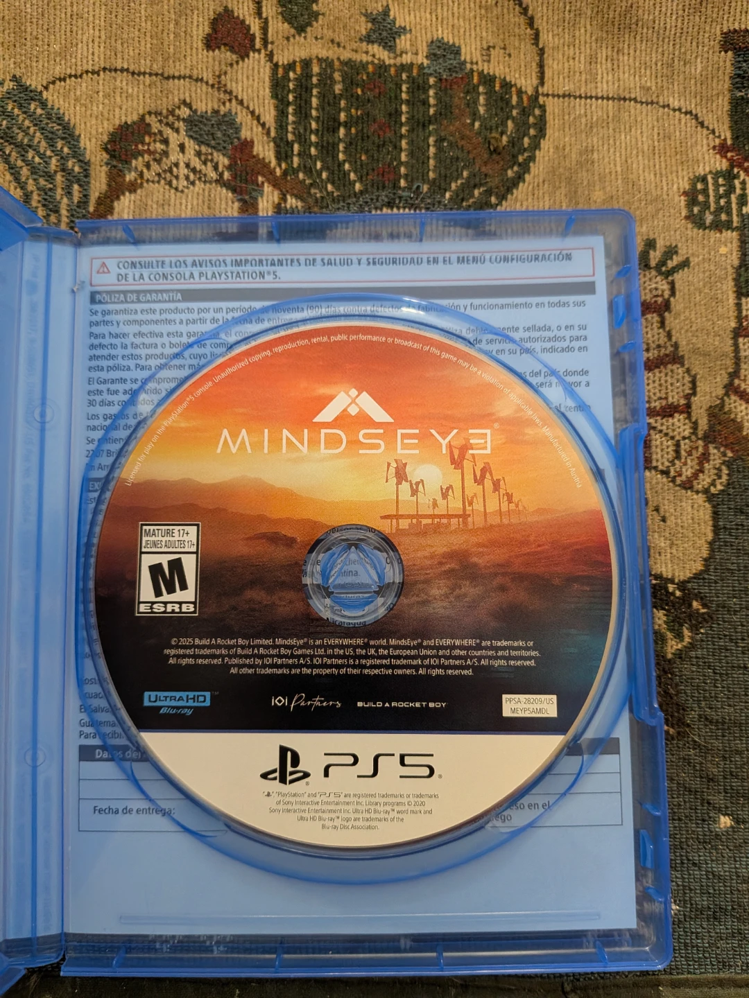 Used but like New PlayStation 5 version of Mindseye - photo 3