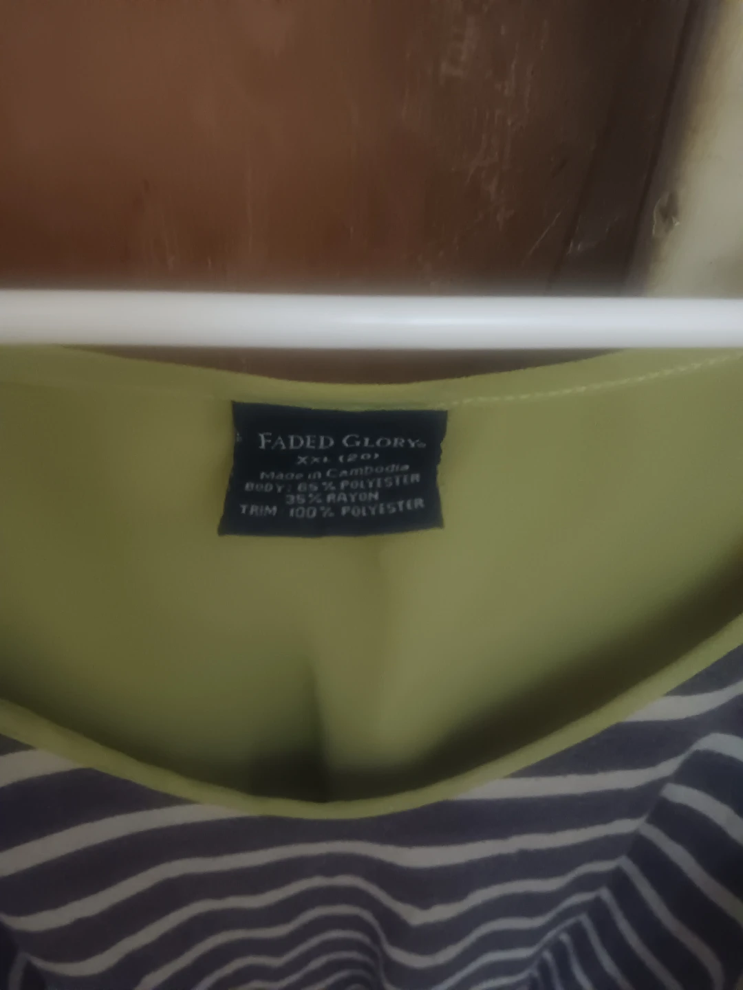 Faded Glory Striped Top - photo 2