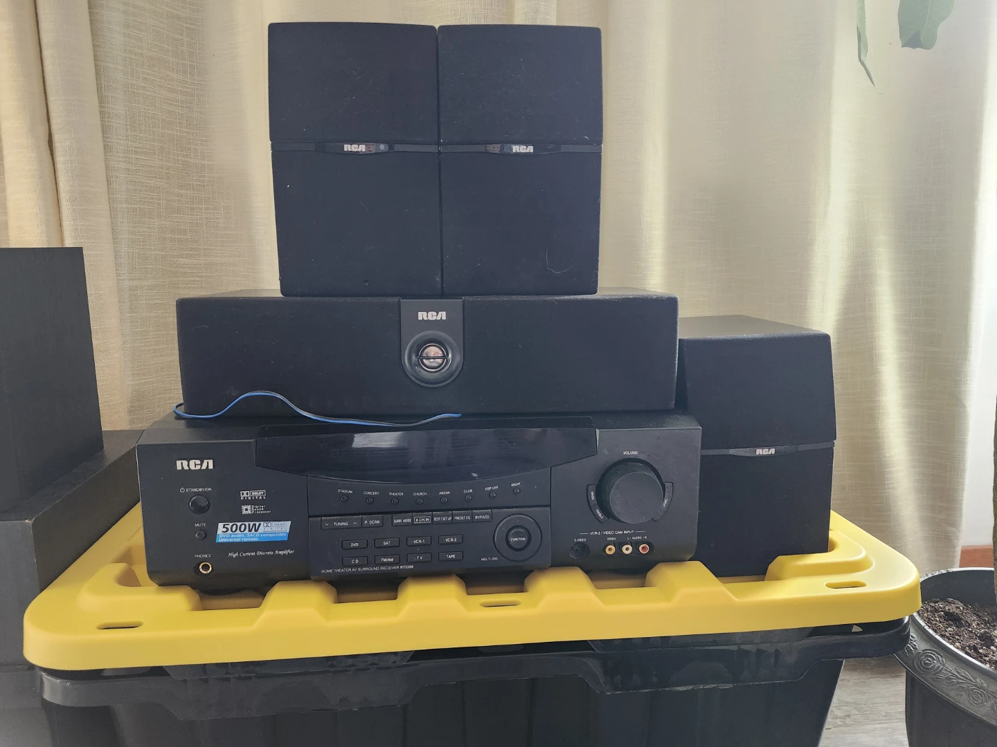 RCA RT2280 500W Home Theater AV Surround Receiver System - photo 3