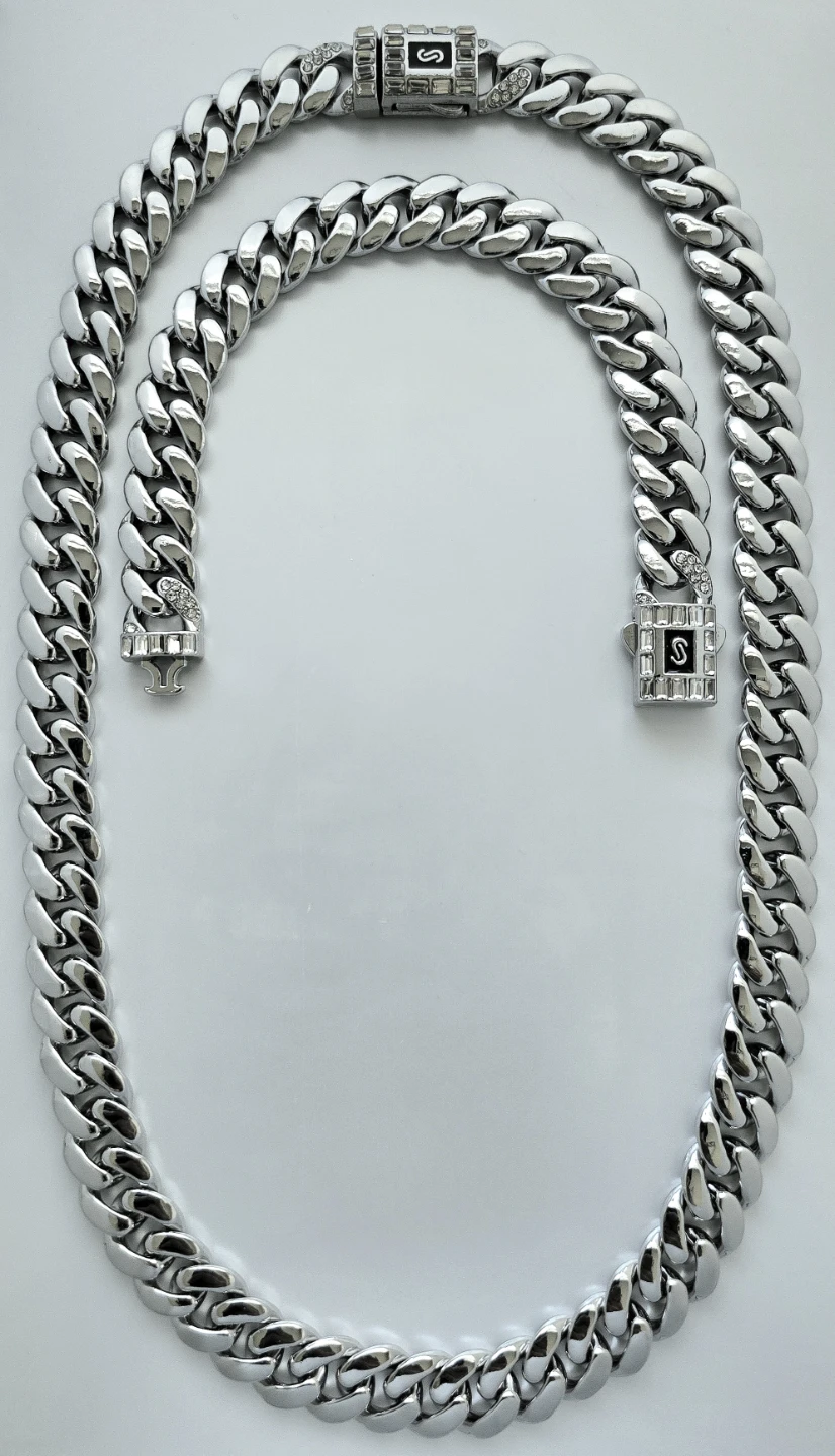 Cuban Link Chain Set