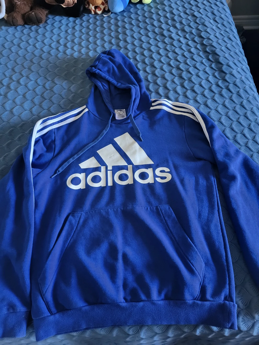 Adidas blue hoodie