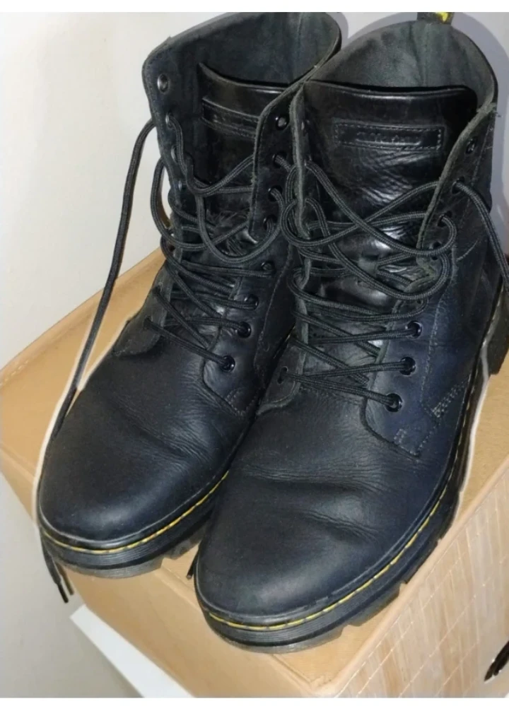 Dr. Martens Black Leather Boots - photo 2
