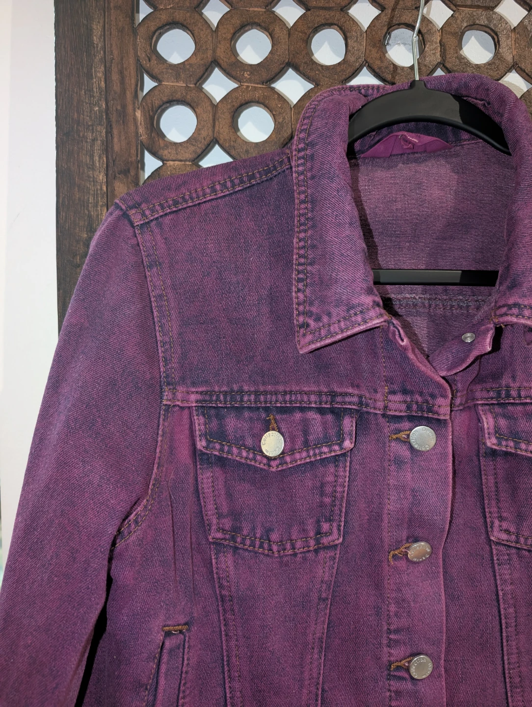 Purple Denim Jacket - photo 2