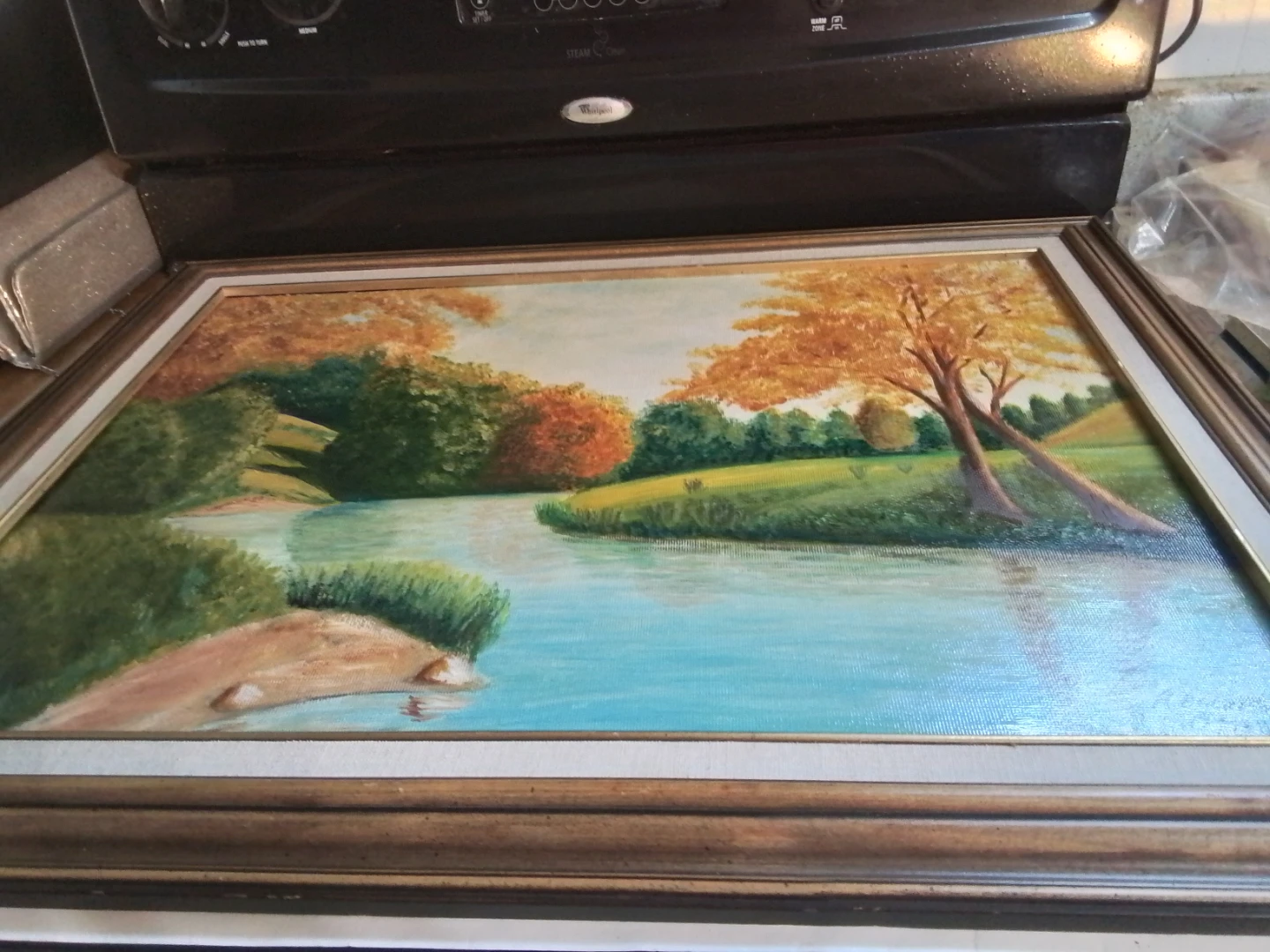 A. Dolinski Autumn Landscape Oil Painting - photo 3