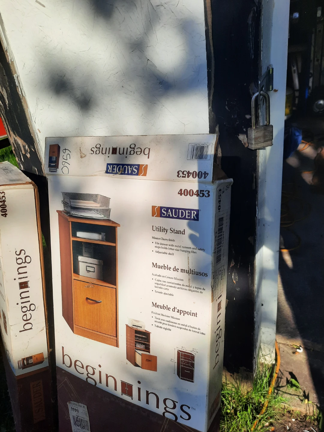 Sauder Beginnings Utility Stand, Mission Cherry - photo 3
