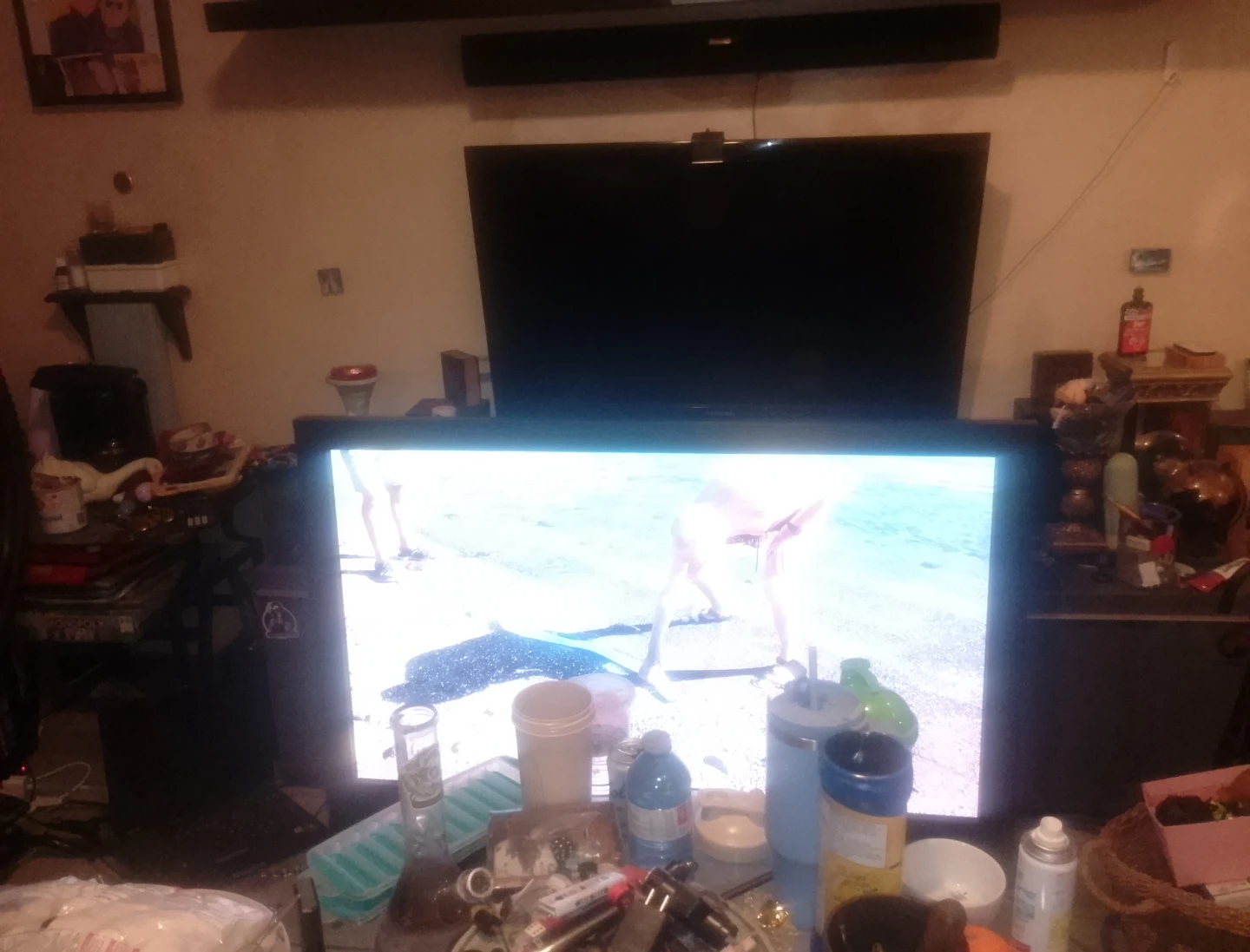Large Flat Screen Television