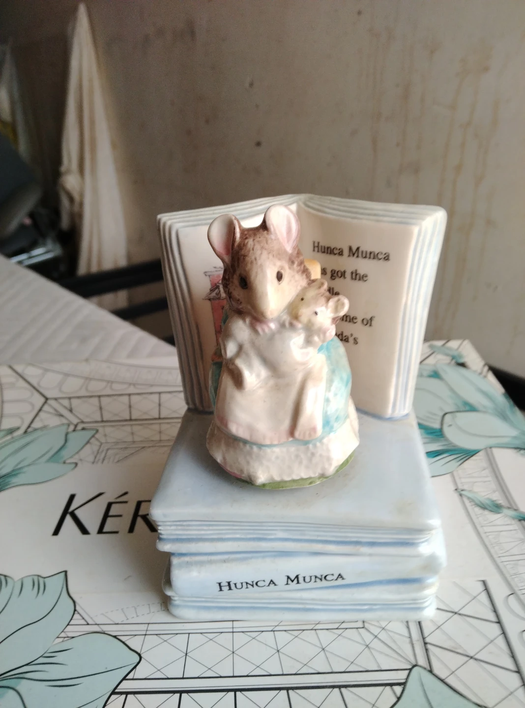 Vintage Schmid Beatrix Potter "Hunca Munca" Music Box