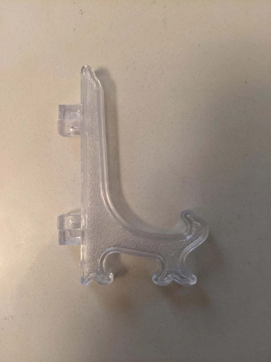 4 X Clear plastic display stands