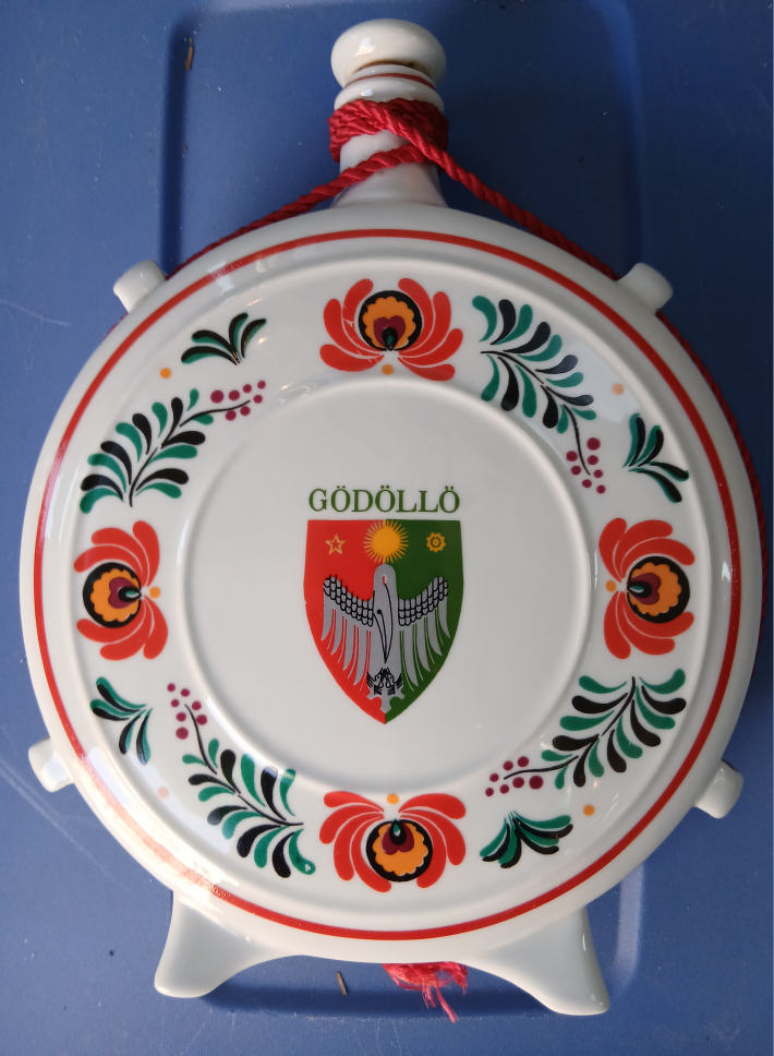 Hollóháza Gödöllő Porcelain Flask - photo 3